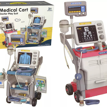 Mažojo gydytojo stetoskopo rinkinys, šviesiai rožinis