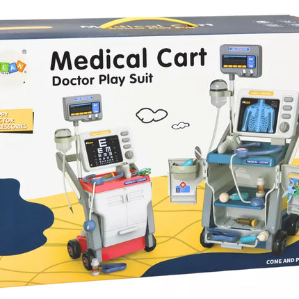 Mažojo gydytojo stetoskopo rinkinys, šviesiai mėlynas