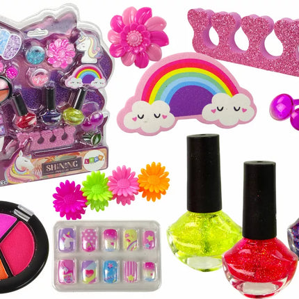 Vienaragio nagų dailės makiažo rinkinys