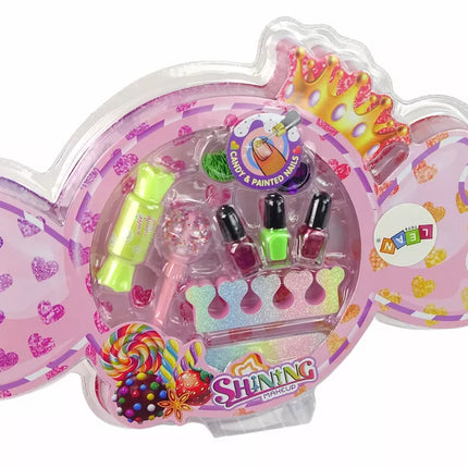 Makiažo rinkinys nagų dekoravimui saldainiai 9 vnt.