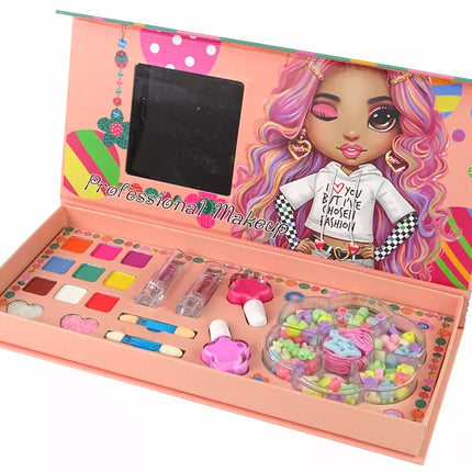 Papuošalų ir makiažo rinkinys 2in1 100 el.