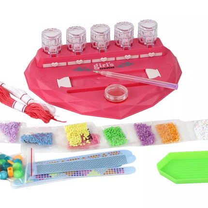 Rinkinys apyrankėms gaminti, deimantų, širdelių klijavimas