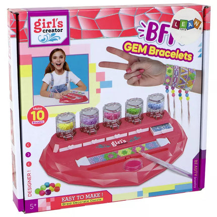 Rinkinys apyrankėms gaminti, deimantų, širdelių klijavimas