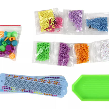 Rinkinys apyrankėms gaminti, deimantų, širdelių klijavimas