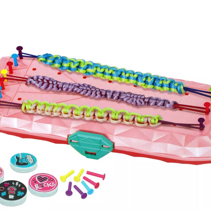 Apyrankių gamybos rinkinys, rožinė dėžutė