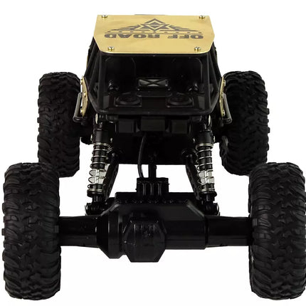 Automobilis RC High Wheels 1:18 Plastikinis Juodas Auksinis