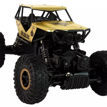 Automobilis RC High Wheels 1:18 Plastikinis Juodas Auksinis