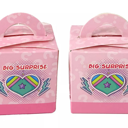 Grožio dėžutės rinkinys, akių šešėliai, nagų lakai, rožinė, balta