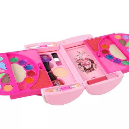 Grožio makiažo rinkinys dėkle Akių šešėliai Rožinė