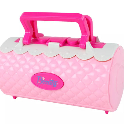 Grožio makiažo rinkinys dėkle Akių šešėliai Rožinė