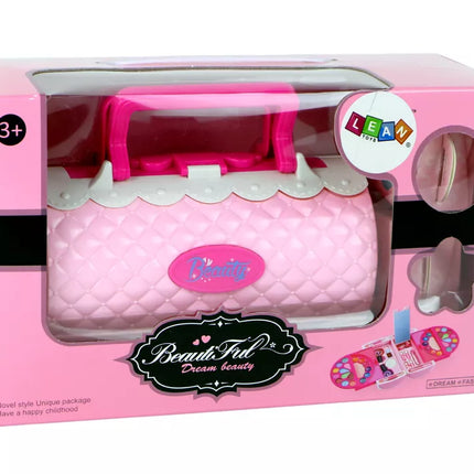 Grožio makiažo rinkinys dėkle Akių šešėliai Rožinė