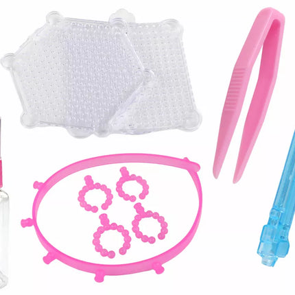 Vandens karoliukų „pasidaryk pats“ papuošalų gamybos rinkinio spalvos