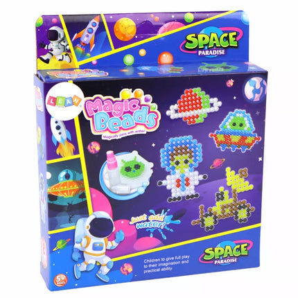 Vandens karoliukų magijos rinkinys „Space Templates“