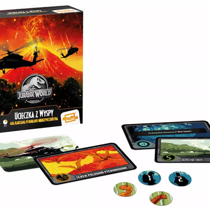 „Jurassic World“ kortų žaidimas „Card Island Escape“