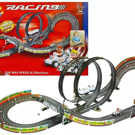 Mario lenktynių trasa su 2 automobiliais - 452 cm