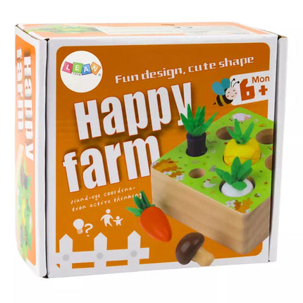 Atminties žaidimas „Vaisiai ir daržovės“ medinis