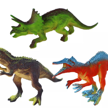 6 dinozaurų figūrėlių ir priedų rinkinys