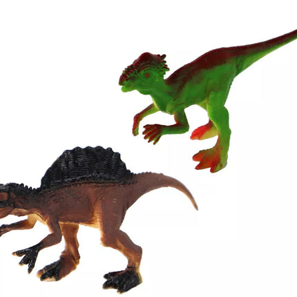 6 dinozaurų figūrėlių ir priedų rinkinys