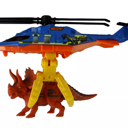 Sraigtasparnių dinozaurų transporto priemonių rinkinys, 6 spalvingi vnt.