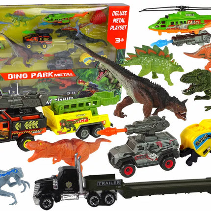 Sraigtasparnių dinozaurų transporto priemonių rinkinys, 8 spalvingi vnt.