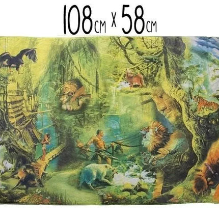 Grindų kilimėlis / Kilimas / Kilimas – minkšta medžiaga, džiunglių stiliaus