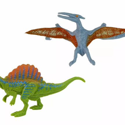 Dinozaurų rinkinys su raketine priekaba