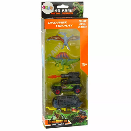 Dinozaurų rinkinys su raketine priekaba