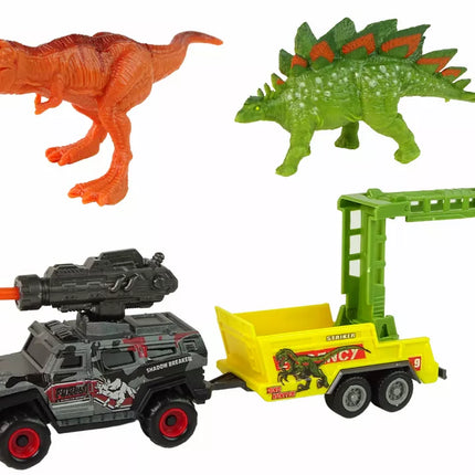 Dinozaurų rinkinys Auto Raketų Priekaba