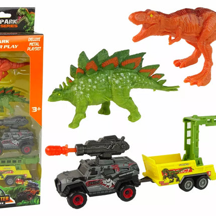 Dinozaurų rinkinys Auto Raketų Priekaba