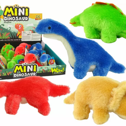 Mini pliušinis dinozauras, 4 rūšys