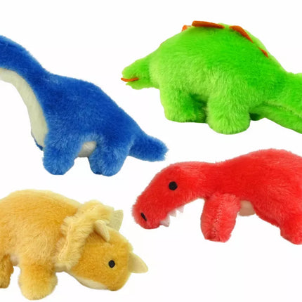 Mini pliušinis dinozauras, 4 rūšys