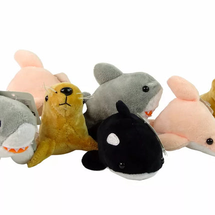 Mini pliušiniai jūros gyvūnai, 4 modeliai