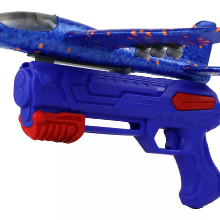 Muilo burbulų pūtiklis lėktuvo formos, mėlynas