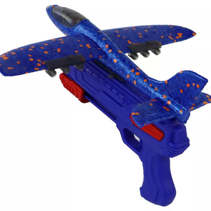 Muilo burbulų pūtiklis lėktuvo formos, mėlynas