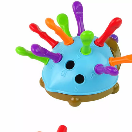 Molinukas Ežiukas Mėlynas Spalvoti Dygliukai