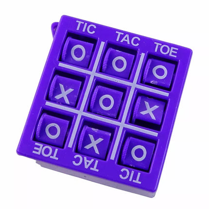 „Tic Tac Toe“ žaidimas, 4,5 cm, violetinis