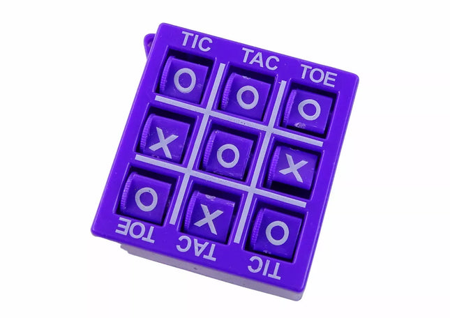 „Tic Tac Toe“ žaidimas, 4,5 cm, violetinis