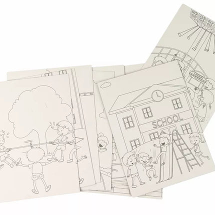 Piešimo knygelė su skutymo efektu vaikams mokyklai