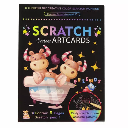 Piešimo knygelė vaikams "Nuspalvink gyvūną"