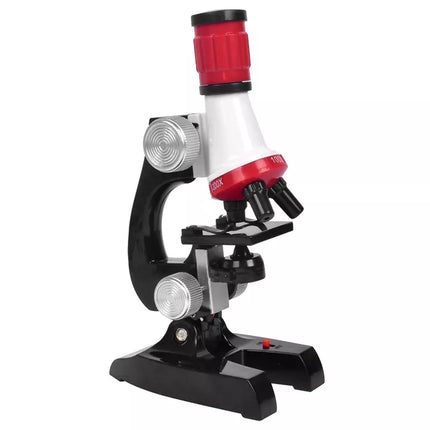 Mokslinis mikroskopas, edukacinis žaislas su priedais