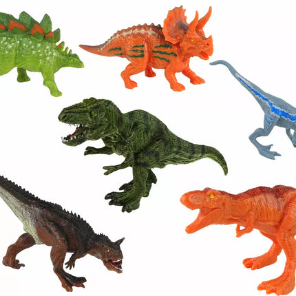 Sraigtasparnių dinozaurų transporto priemonių rinkinys, 8 spalvingi vnt.