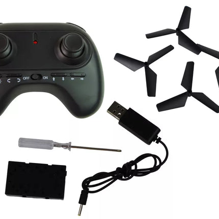 RC Dronas Lėktuvas Oranžinis naikintuvas Nuotoliniu būdu valdomas pilotas