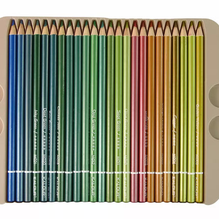 Mažojo dailininko kreidelių rinkinys organizatoriuje, 50 vnt.