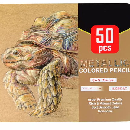 Mažojo dailininko kreidelių rinkinys organizatoriuje, 50 vnt.