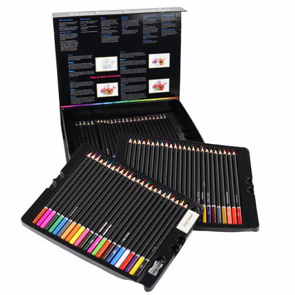 Piešimo rinkinys, kreidelės dėžutėje, 74 vnt. XXL