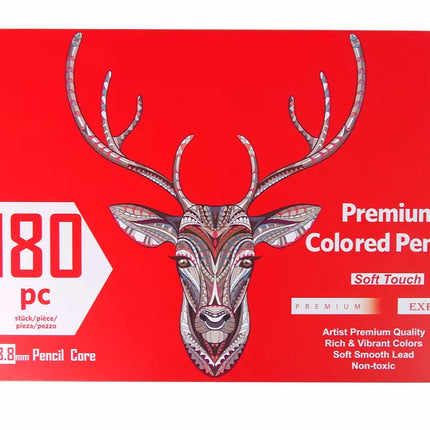 Mažojo dailininko rinkinys metalinėje dėžutėje, kreidelės, 180 vnt.