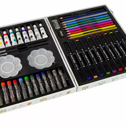 Rinkinys mažajam dailininkui lagaminėlyje, 68 dalys