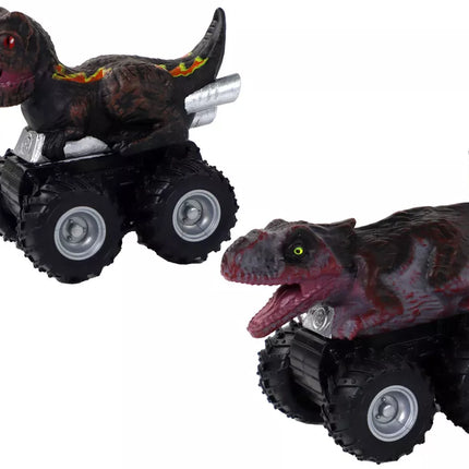 Trintantis automobilis su frikciniu varikliu. Įvairios rūšys ir spalvos