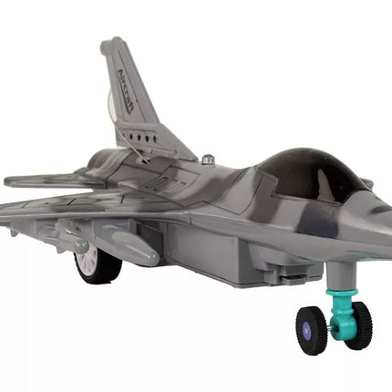 Pilkas nuotolinio valdymo reaktyvinis lėktuvas