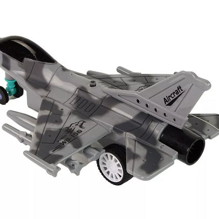 Pilkas nuotolinio valdymo reaktyvinis lėktuvas